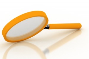 magnifying glass for writers