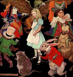 Alice_in_Wonderland  An illustration by en:Jessie Wilcox Smith wikimedia public domain
