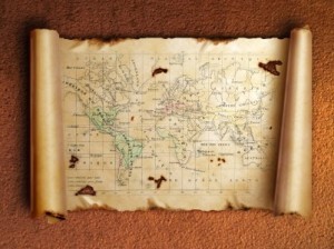 Create a map for your book by developing a table of contents