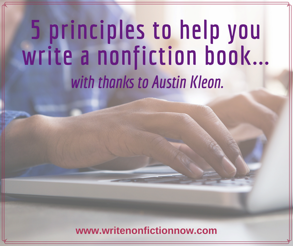 write a nonfiction book