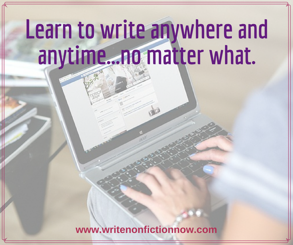 write no matter what