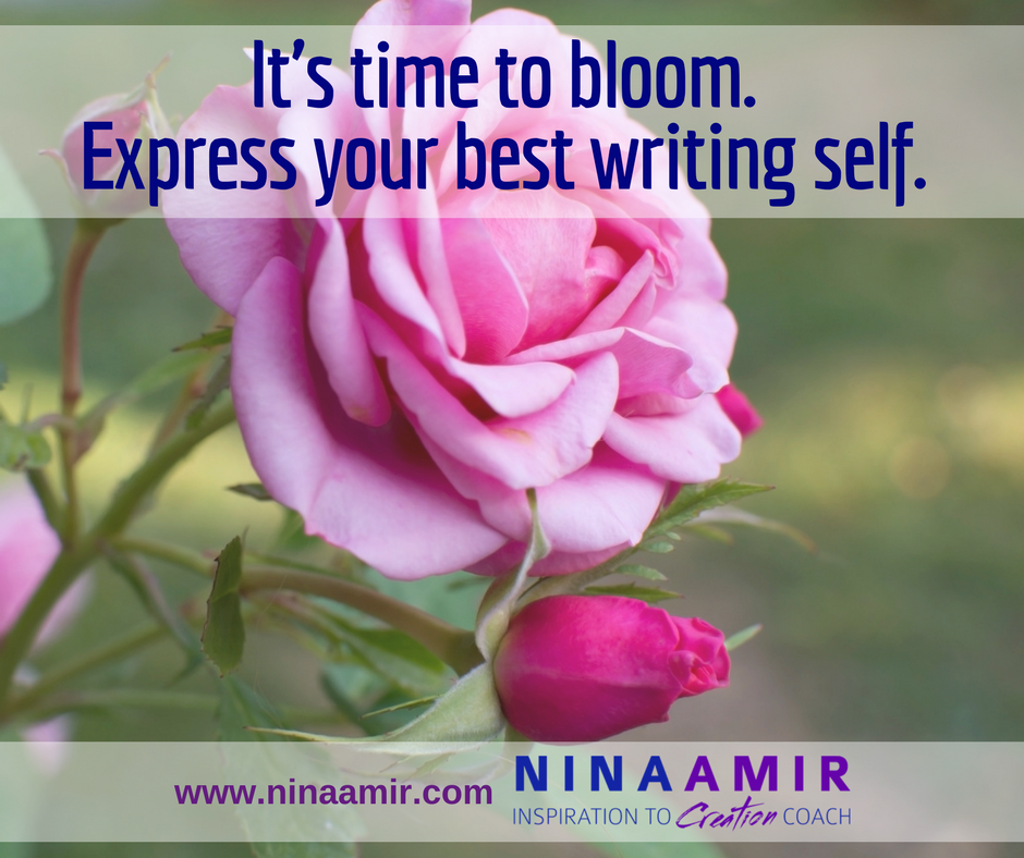 bloom into your best writing self