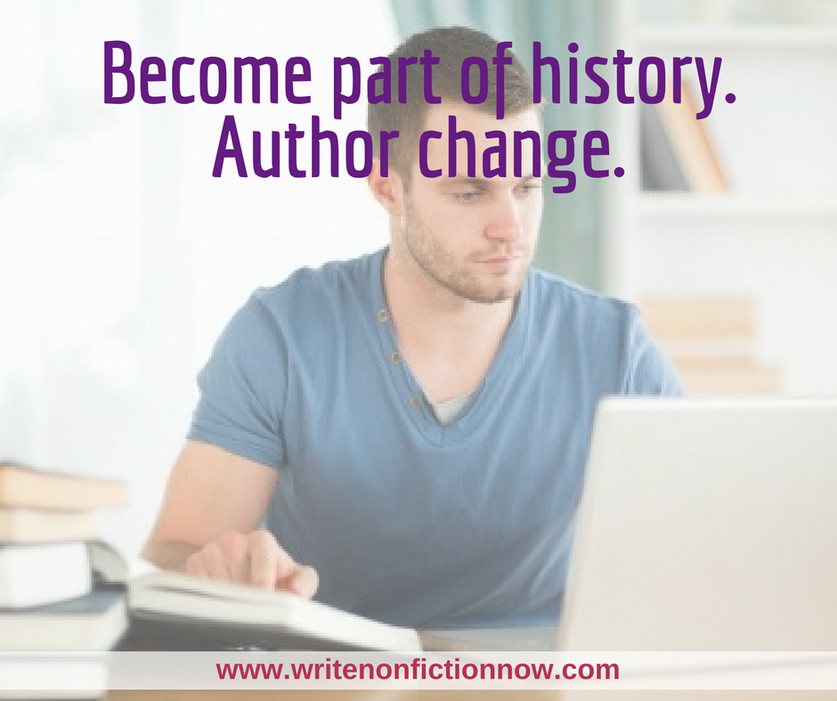 author change now