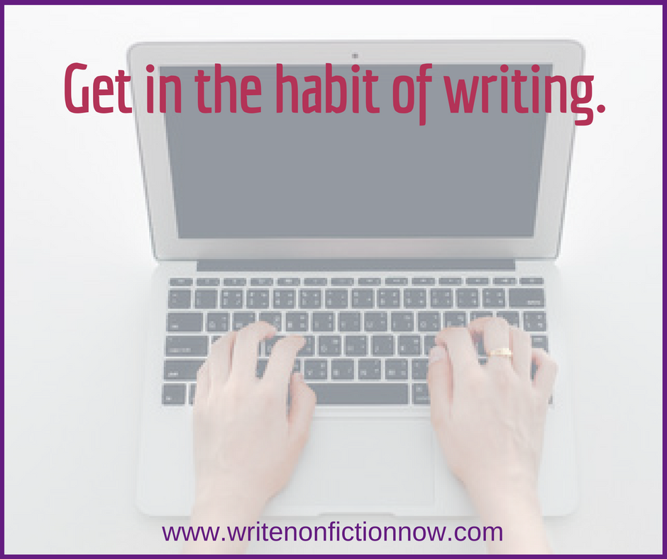 daily writing habit