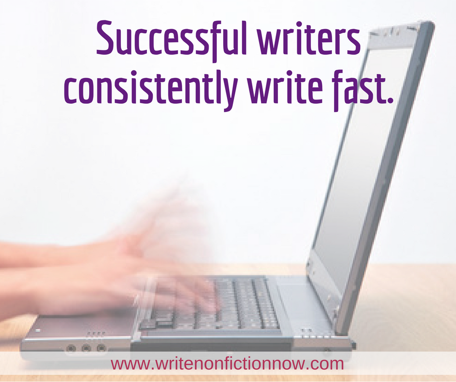 write fast