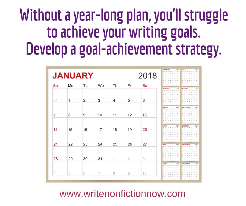 nonfiction writing goals plan your year