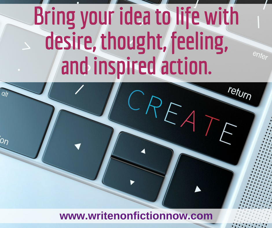 how to create idea for writers
