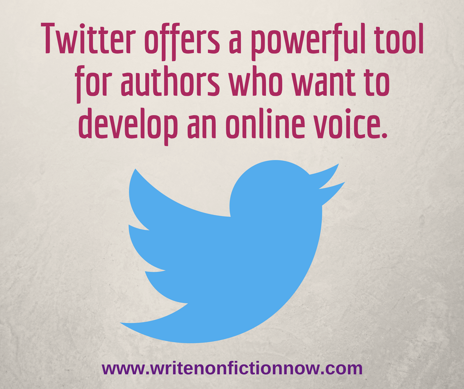 Writers use Twitter