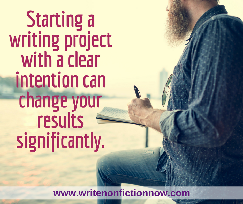 intentions for improved writing results