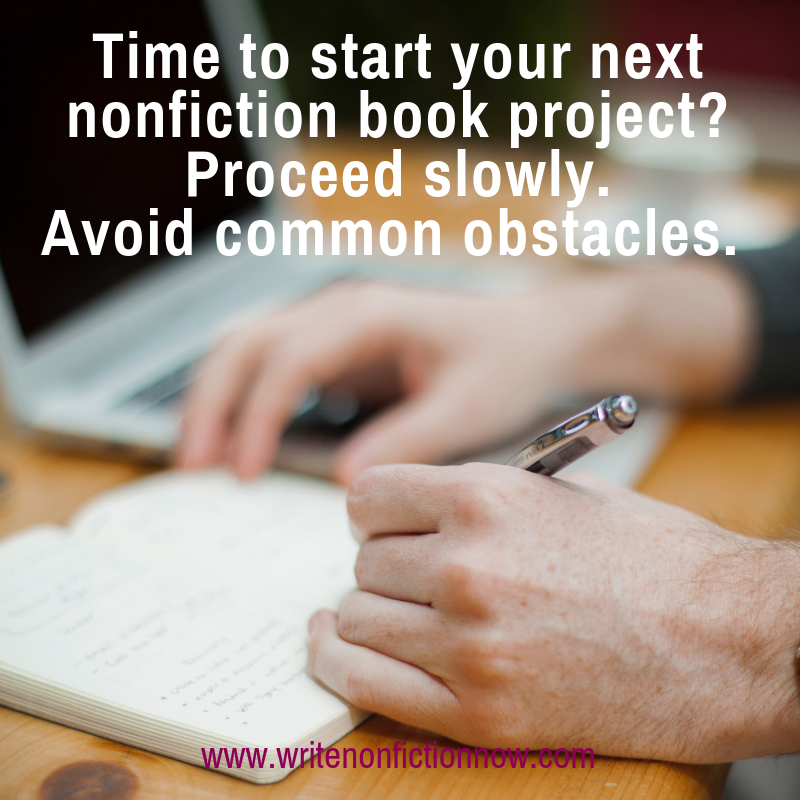 avoid common problems with second nonfiction book project