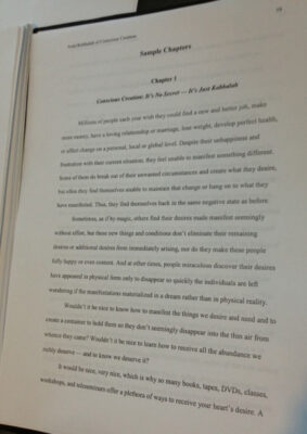 Demystifying the Nonfiction Book Proposal: Sample Chapters