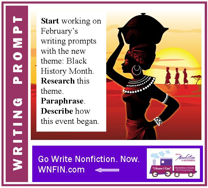 WNFIN Training Continues with Black History Month Theme and Prompt
