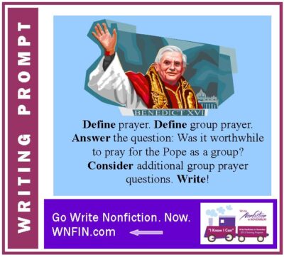 “I Know I Can” WNFIN Training Continues with Prayer Theme and Prompt