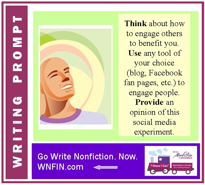 Writing Prompt: Provide an Opinion on Engaging for Your Benefit