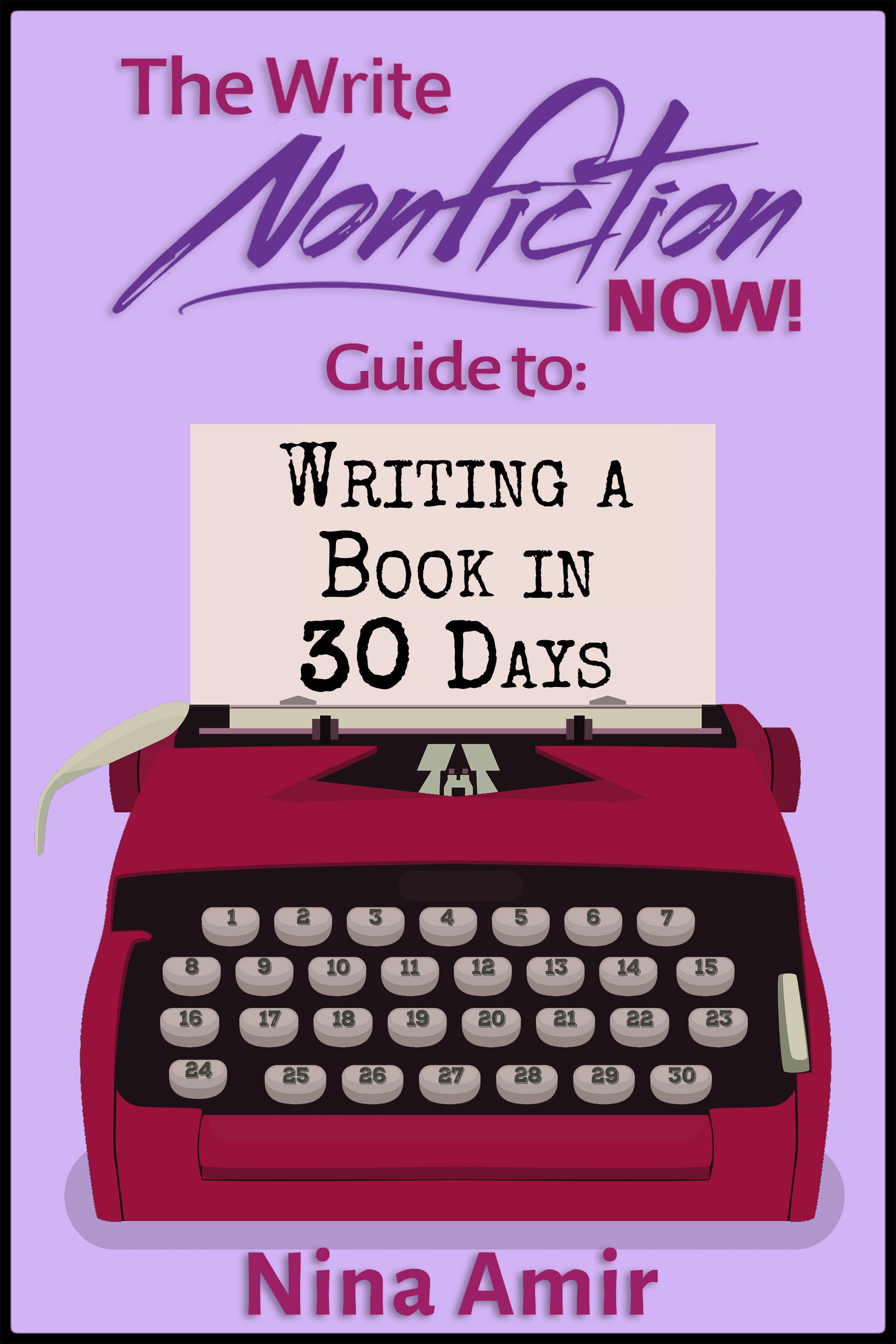 30 day challenge write a book