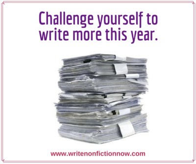 Personally Challenge Yourself to Write More this Year