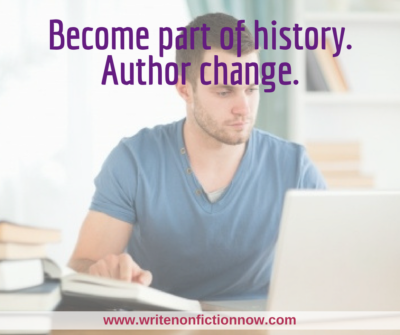 How to Join the Grand Tradition of Authoring Change