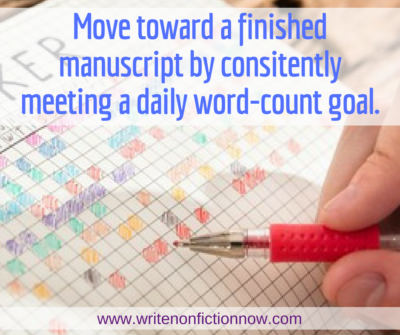 September Nonfiction Writing Challenge: Develop a Daily Word Count Goal