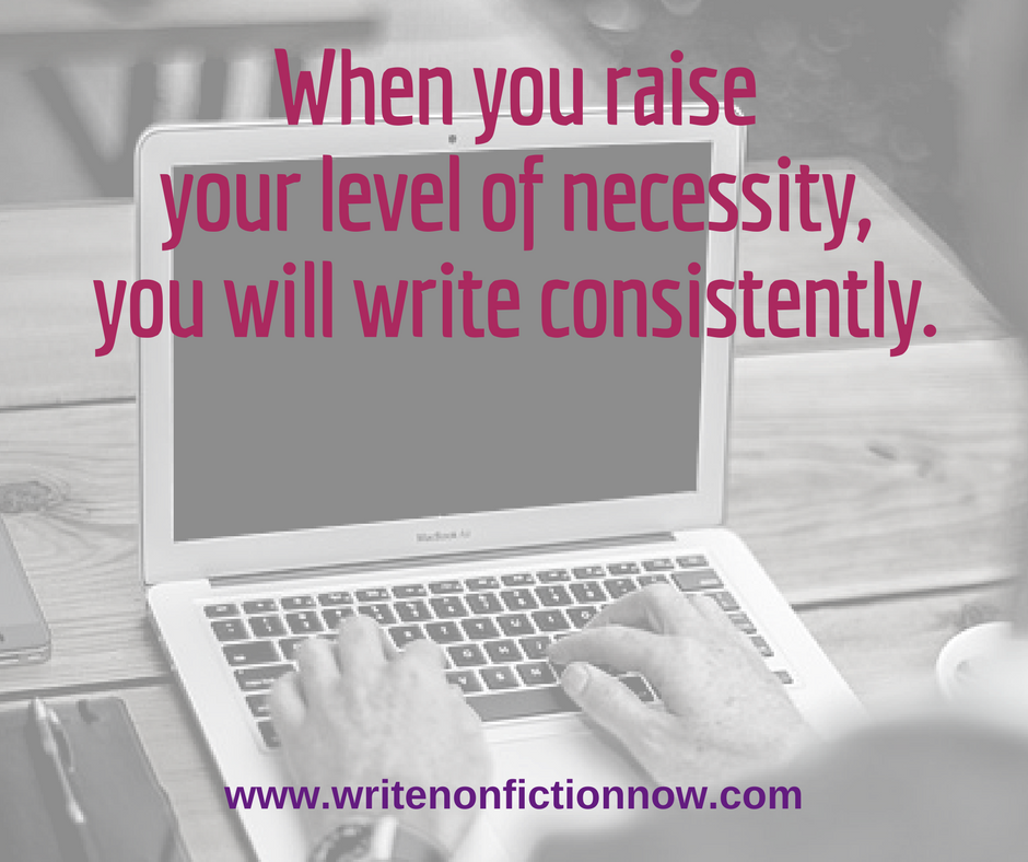 The One Factor that Will Help You Write Consistently