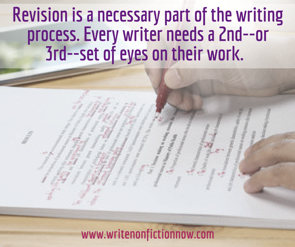 Feedback and revision tips for nonficiton writers