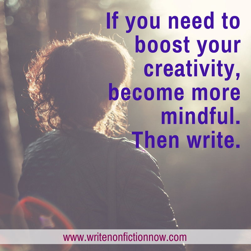 boost writing creativity with mindfulness meditation