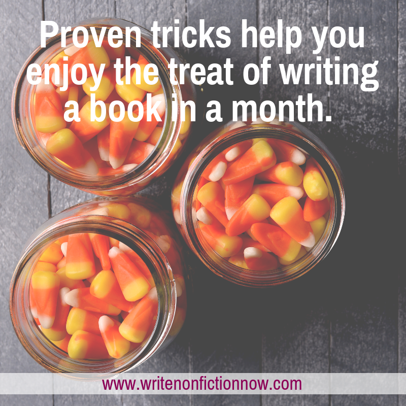 6 Scary-Good Tricks to Help You Write a Book in a Month