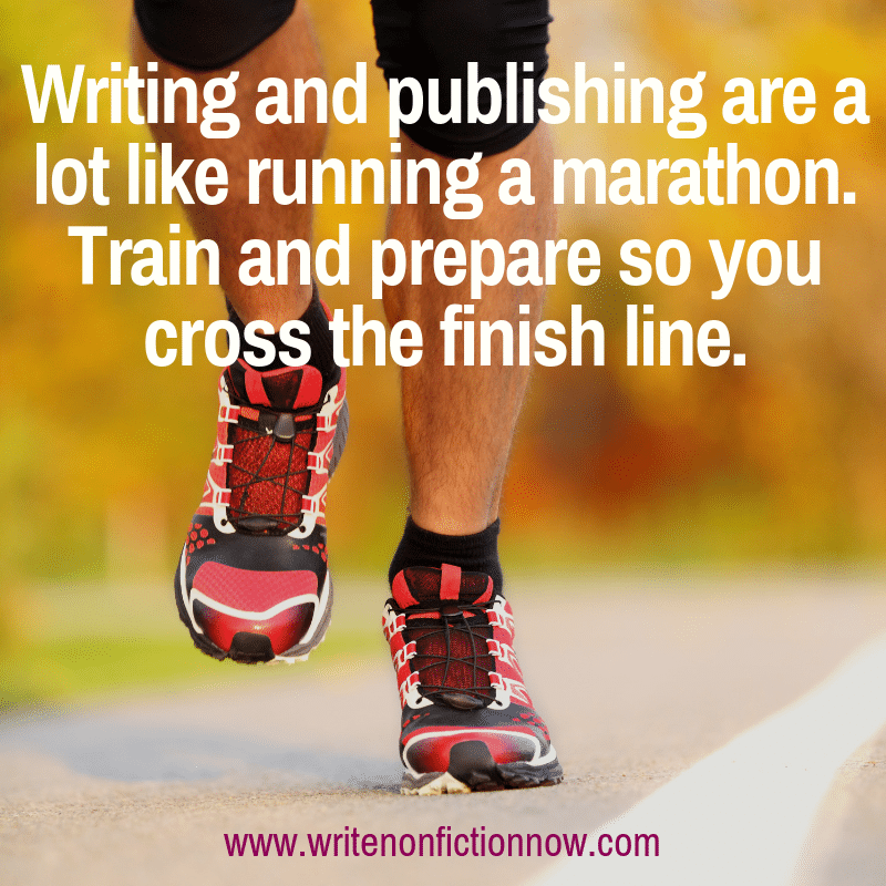 writingand publishing are like a marathon