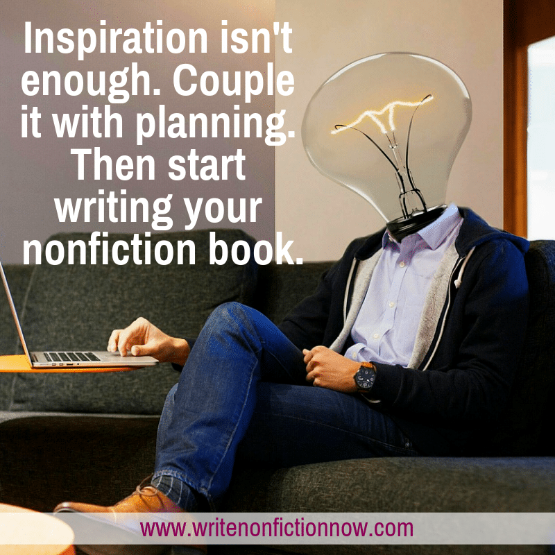 inspiration and planning help you start a nonfiction book project successfully.