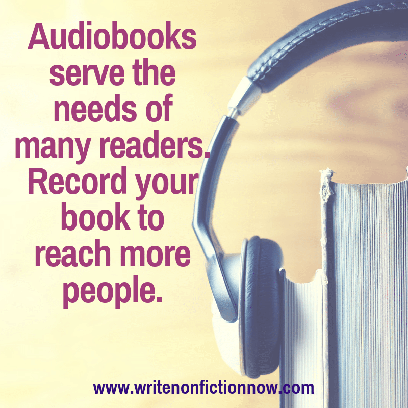 nonfiction audiobook creation