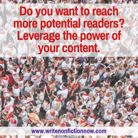 content marketing helps authors reach more readers