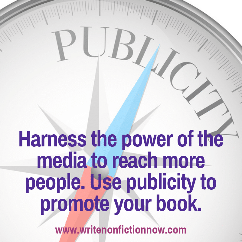 how to use publicity to market a book