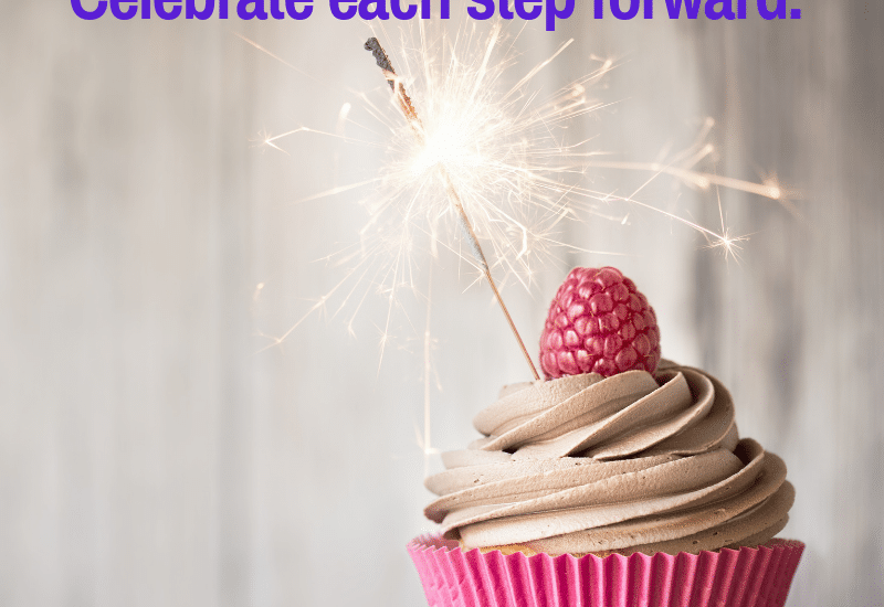 The writing journey can be hard so celebrate each step forward you take on the path.