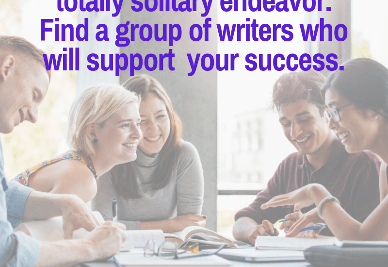 joining a writers' group or getting a writing buddy can help nonfiction writers succeed