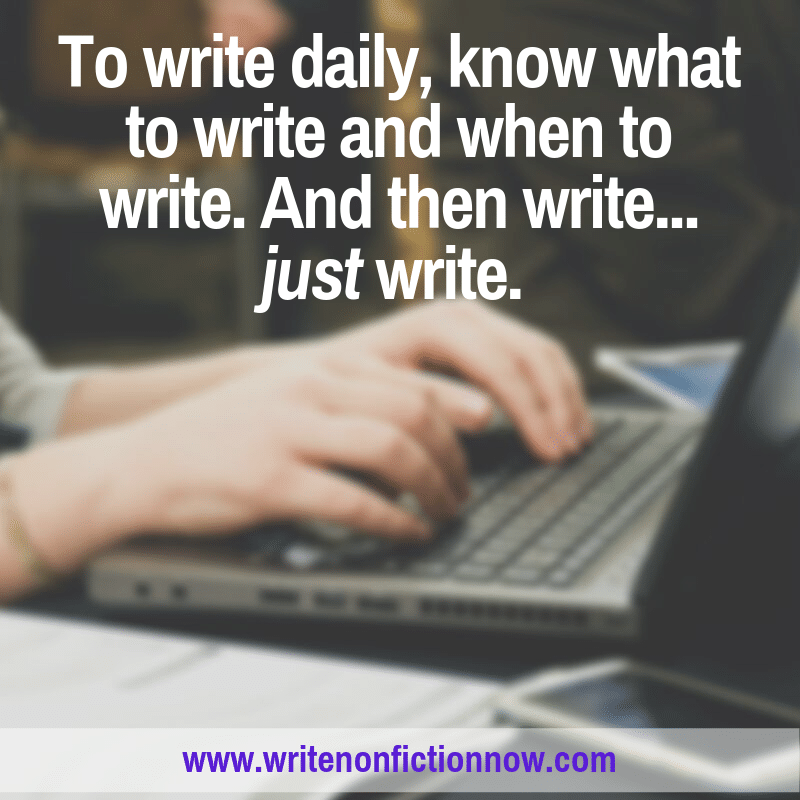 how to develop a daily writing practice