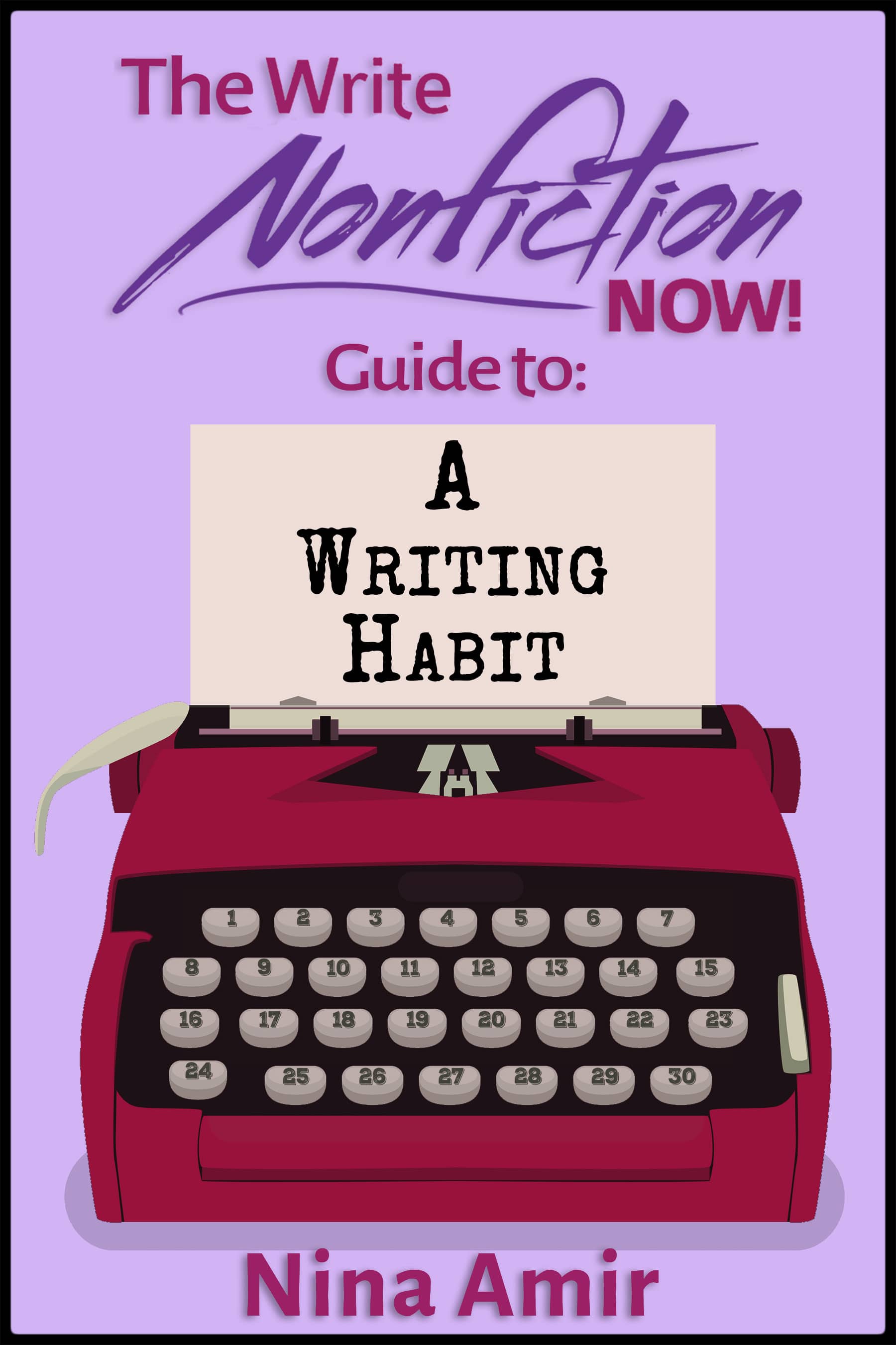 how to develop a writing habit