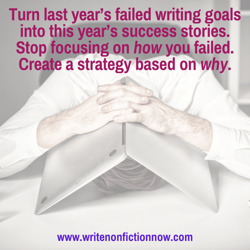 failed writing goals