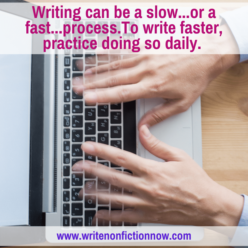 learn to write faster