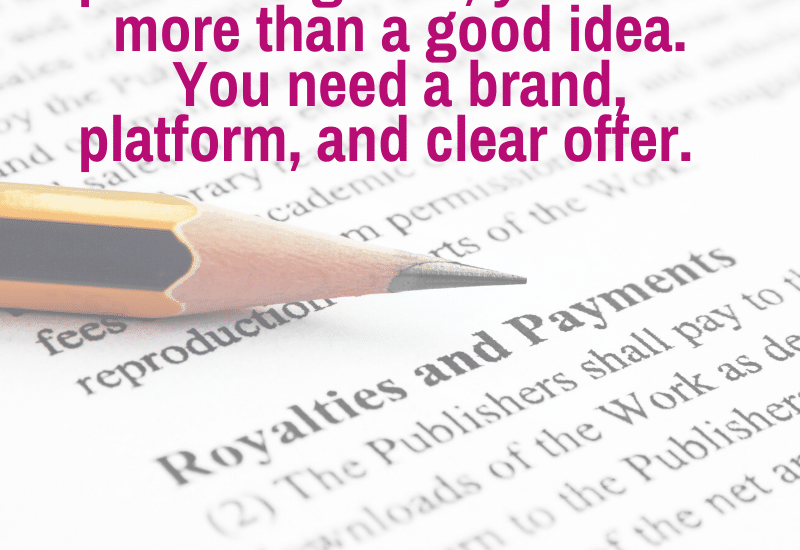 How land a literary agent and traditional publishing deal
