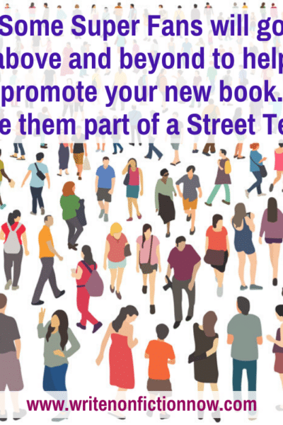 a street team helps promote your book