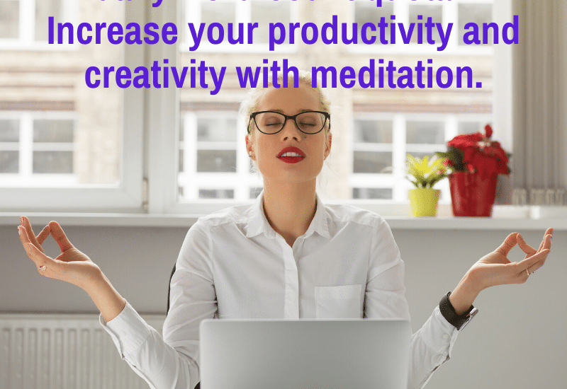 meditation helps nonfiction writers meet their word count and become more creative