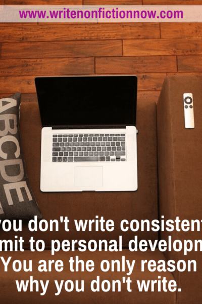 why you don't write consistently even when you have the time