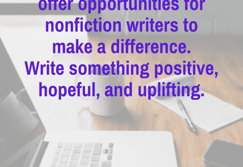 Write a positive and encouraging nonfiction piece during a pandemic