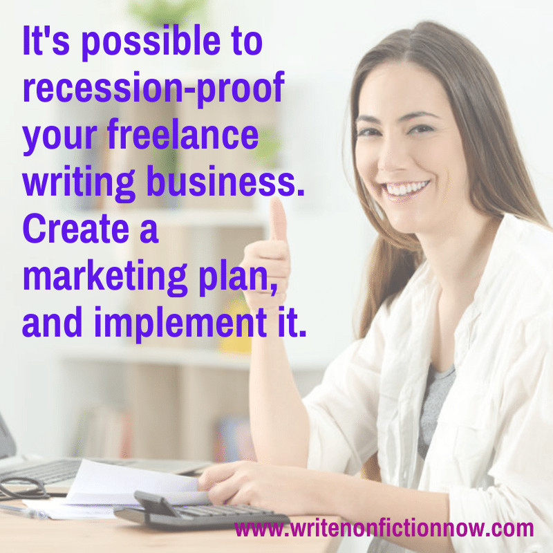 recession-proof your freelance writing business