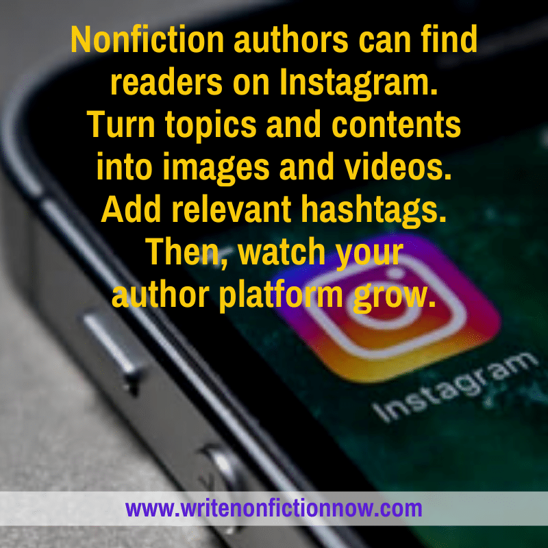 How nonfiction writers and authors use Instagram to build readership