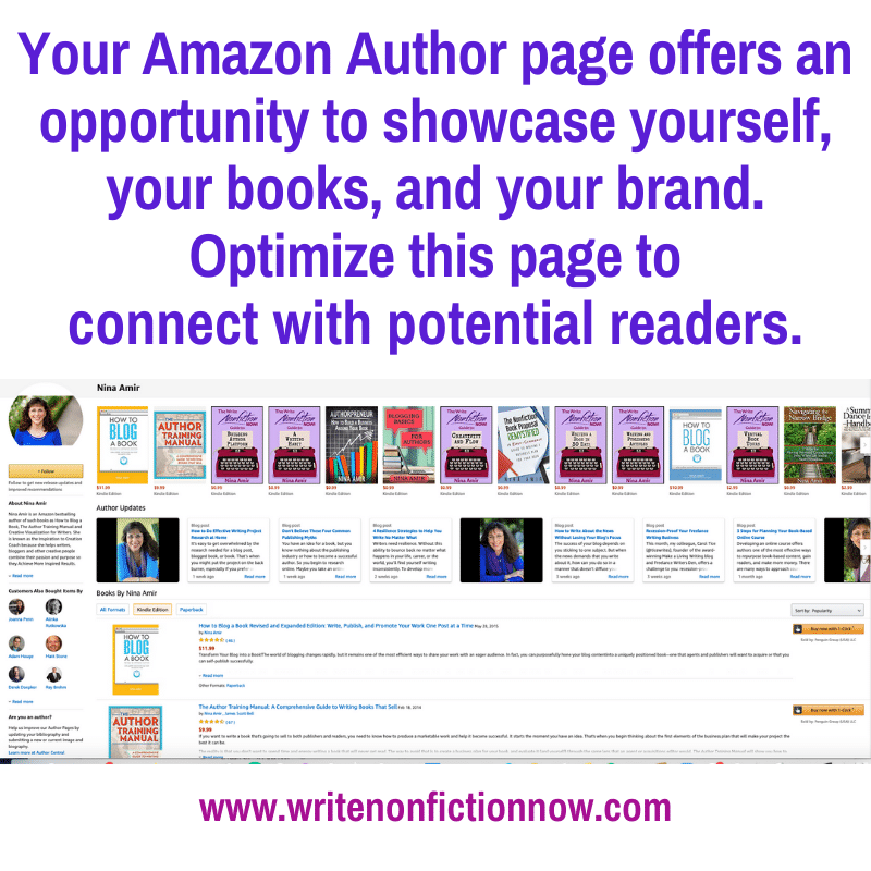 How to set up an Amazon Author page