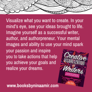 Creative Visualization for Writers Quote Card for Instagram