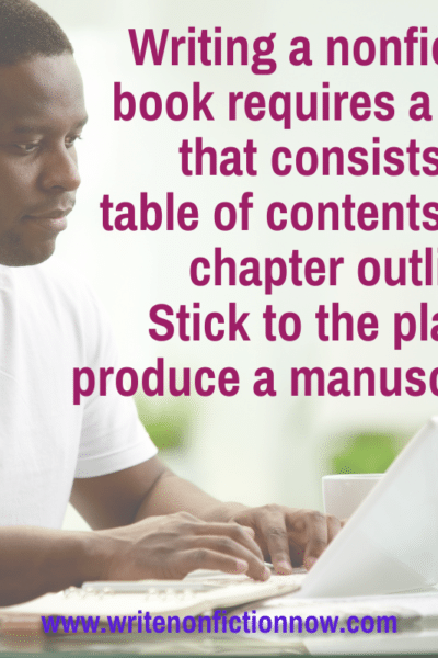 write a nonfiction book - table of contents and chapter outlines or summaries