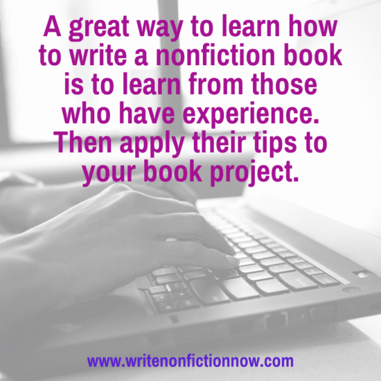 tips for writing a nonfiction book