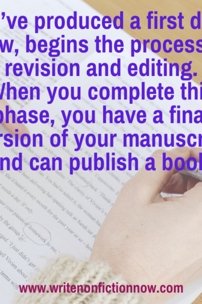 edit and revise your nonfiction book