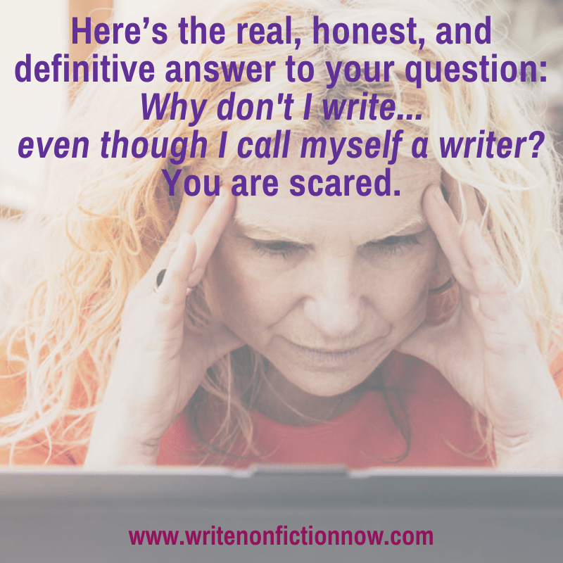 The Definitive Answer to the Question of Why Writers Don t Write 